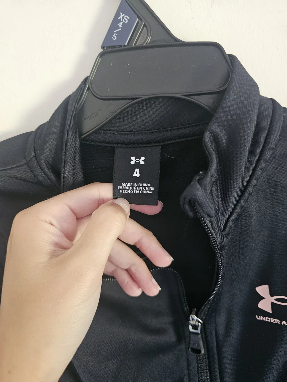 Under Armour Kids Zip Track Suit with Logo Tape